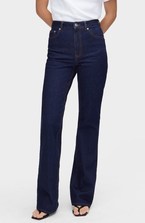 Women's Blue High-Waisted Jeans | Nordstrom