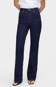 ALIGNE High Waist Flare Leg Jeans