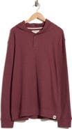 Lucky Brand Waffle Knit Jersey Hoodie