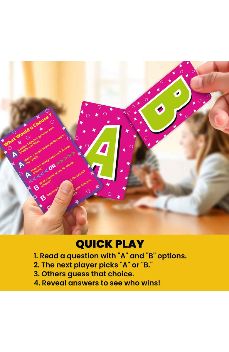 Quokka What Would You Choose? Trivia and Card Games for Kids & Family, Alternate, color, Pop Culture