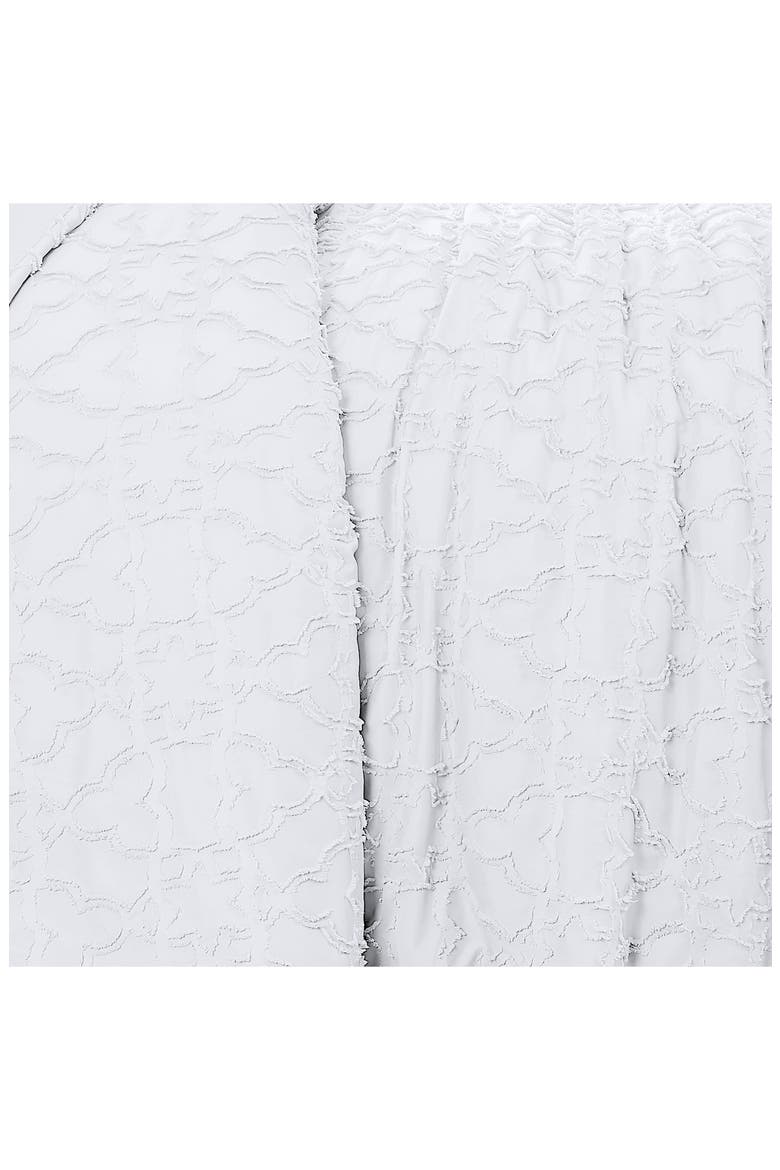 Jaquard Comforter Set, Alternate, color, WHITE