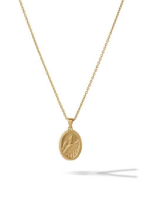 Victory Wings Pendant Necklace