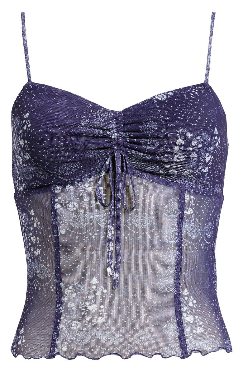 BP. Mesh Camisole, Main, color, Blue Penny Paisley
