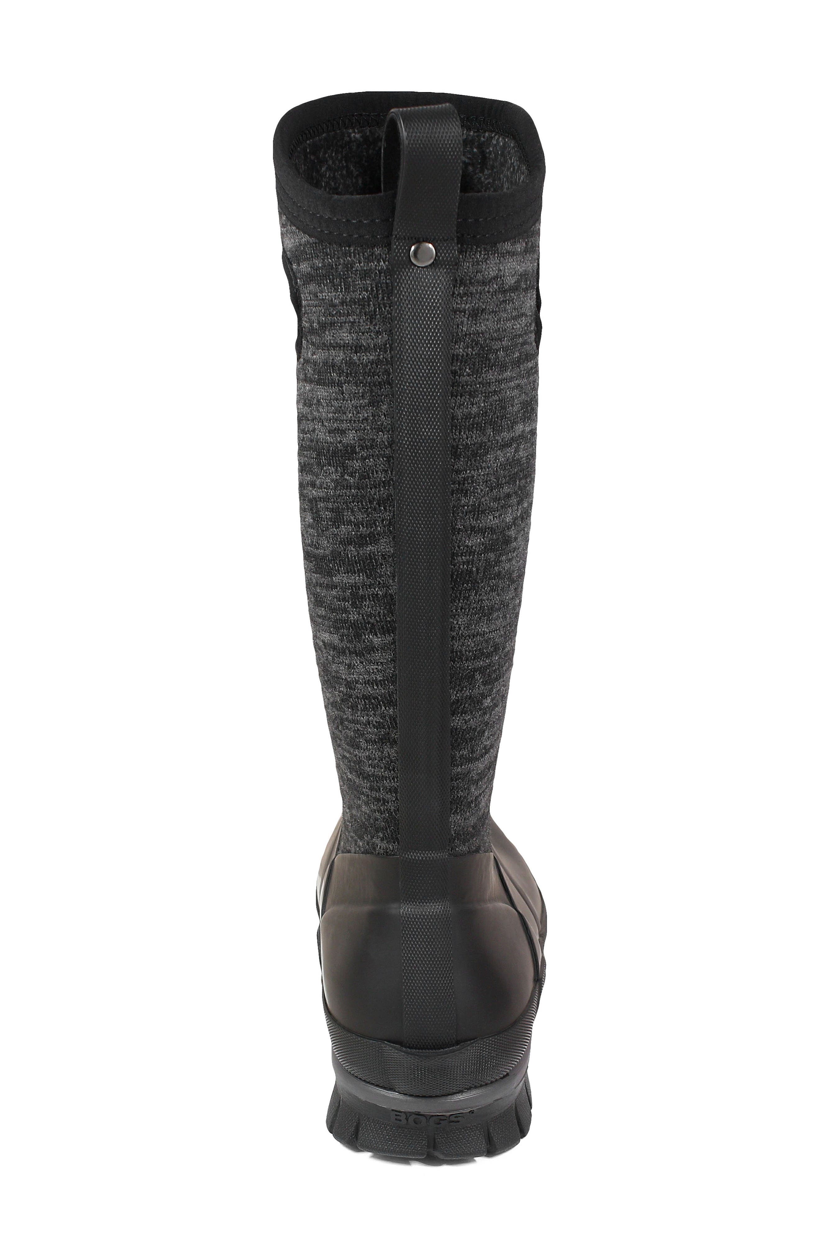 Crandall Tall Waterproof Boot, Alternate, color, BLACK MULTI RUBBER
