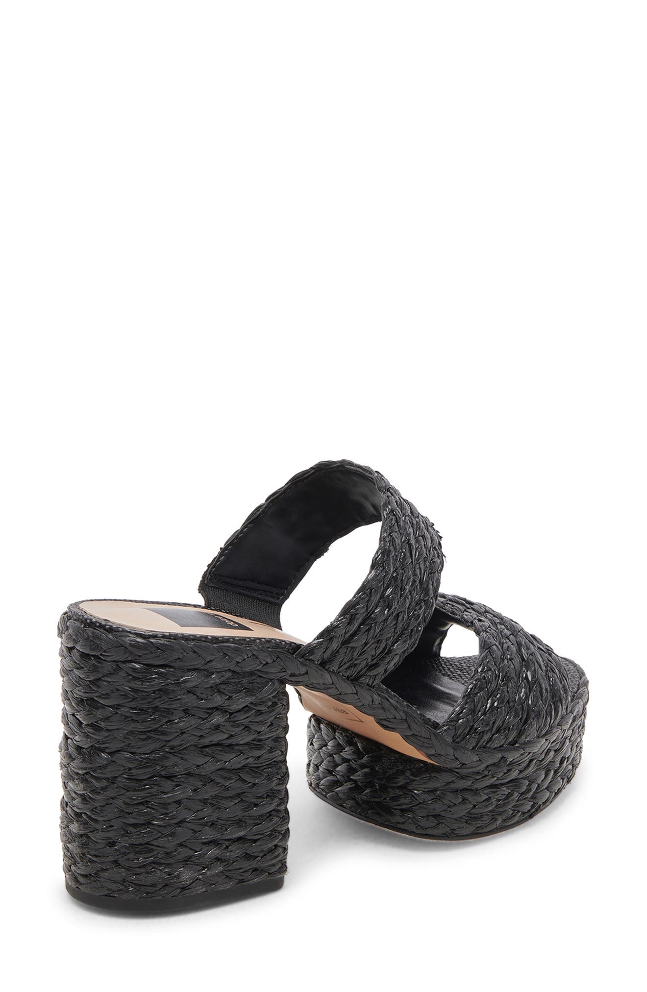 Dolce Vita Latoya Raffia Platform Sandal, Alternate, color, 