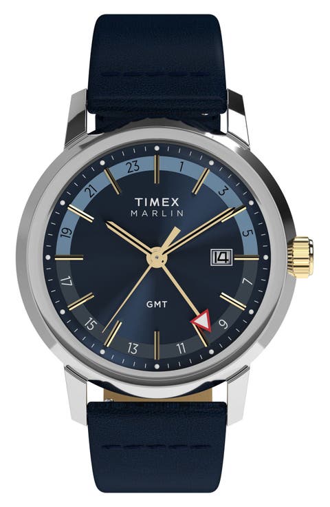 Marlin® GMT Bracelet Watch, 40mm