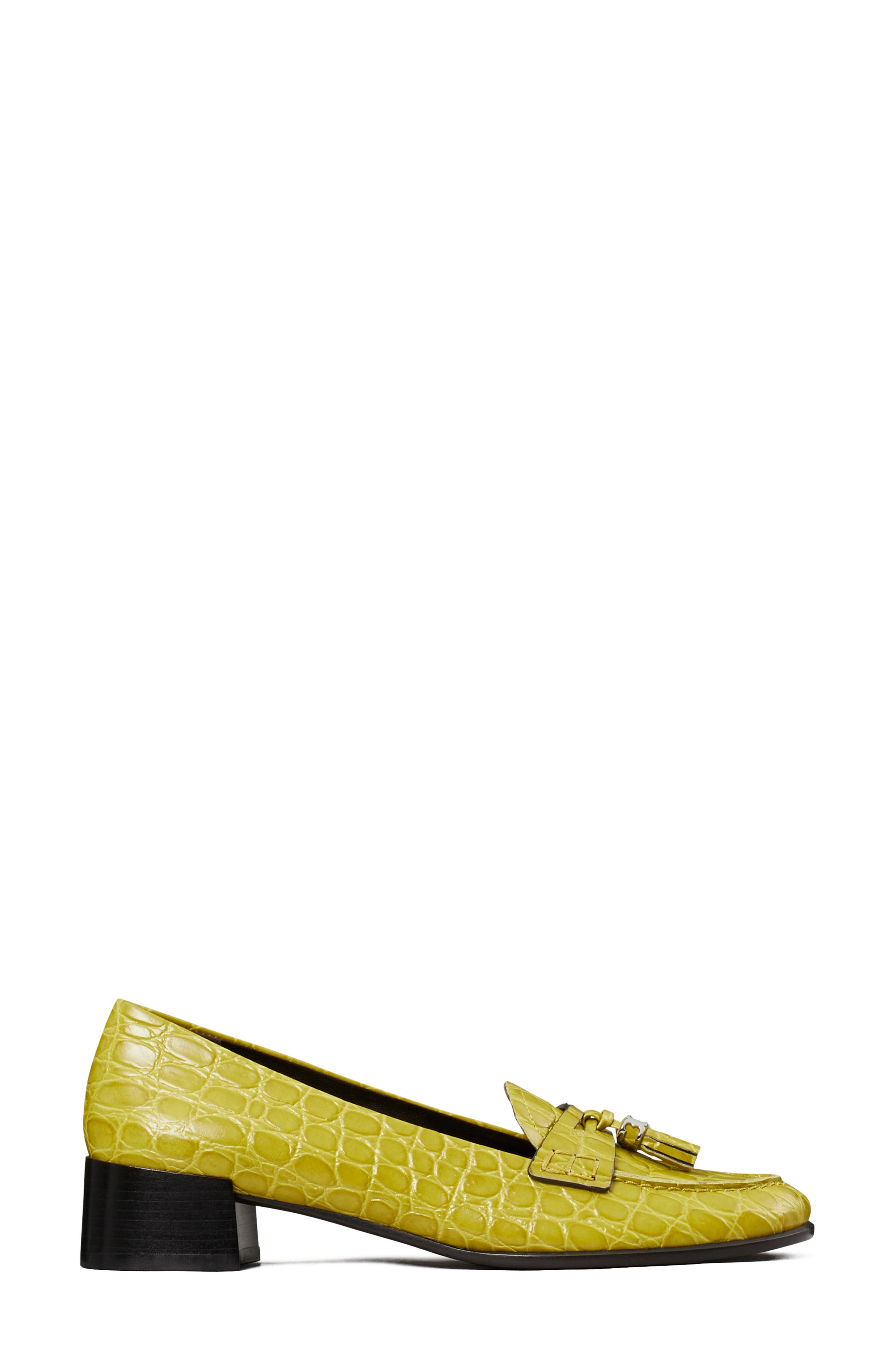Tory Burch Croc Embossed Tassel Loafer (Women) | Nordstrom