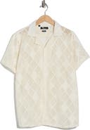 T.R. PREMIUM Modern Fit Textured Camp Shirt