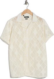 T.R. PREMIUM Modern Fit Textured Camp Shirt