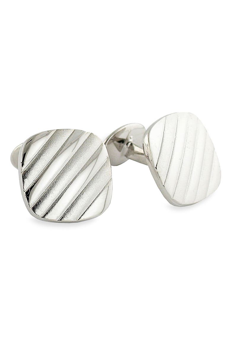 David Donahue Textured Cuff Links, Main, color, 