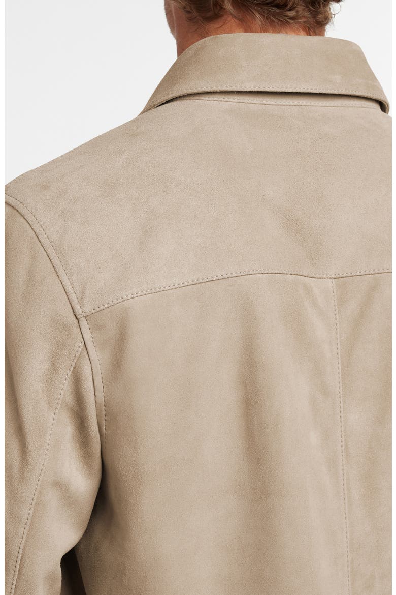 City Suede Jacket, Alternate, color, SANDSTONE