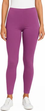 CITY THREADS Women's Soft 100% Cotton Everyday Wear Leggings