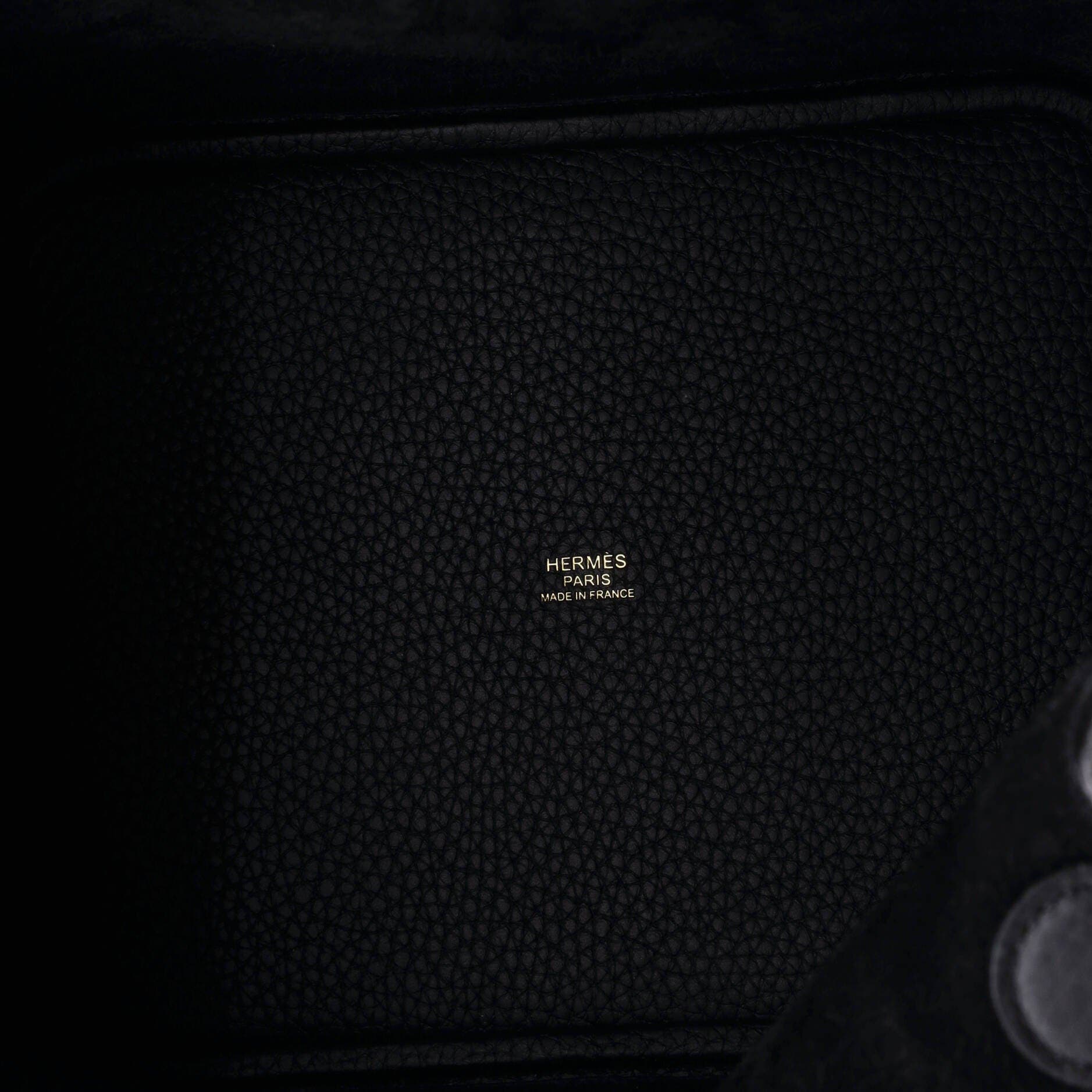 Picotin Lock Bag Clemence MM, Alternate, color, Noir