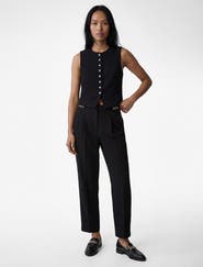 Koton Medium  Rise Chain Detail Trousers