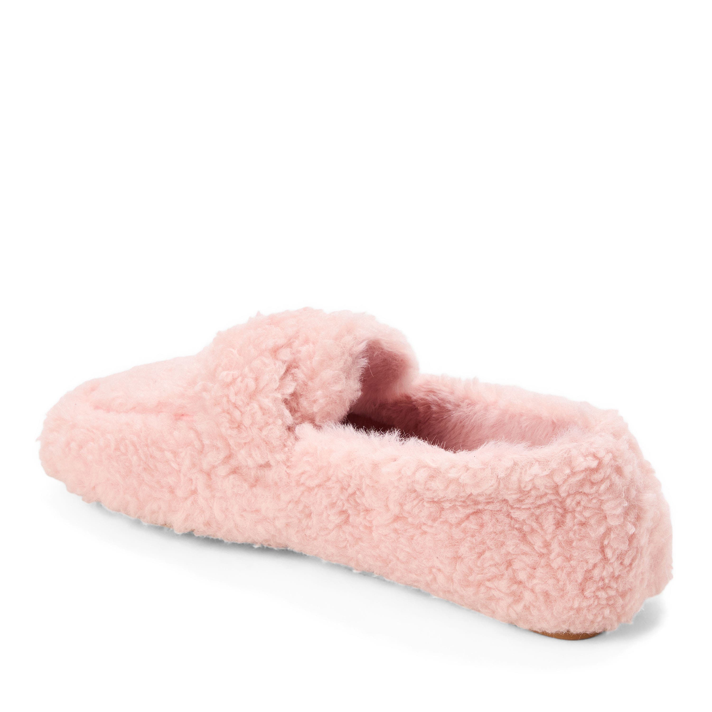 Madeline Luxe Teddy Loafer Slipper, Alternate, color, PALE MAUVE