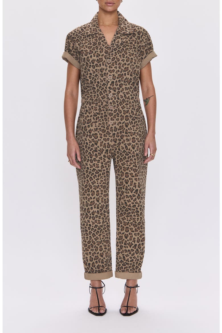 Grover Cotton Jumpsuit, Main, color, FELINE