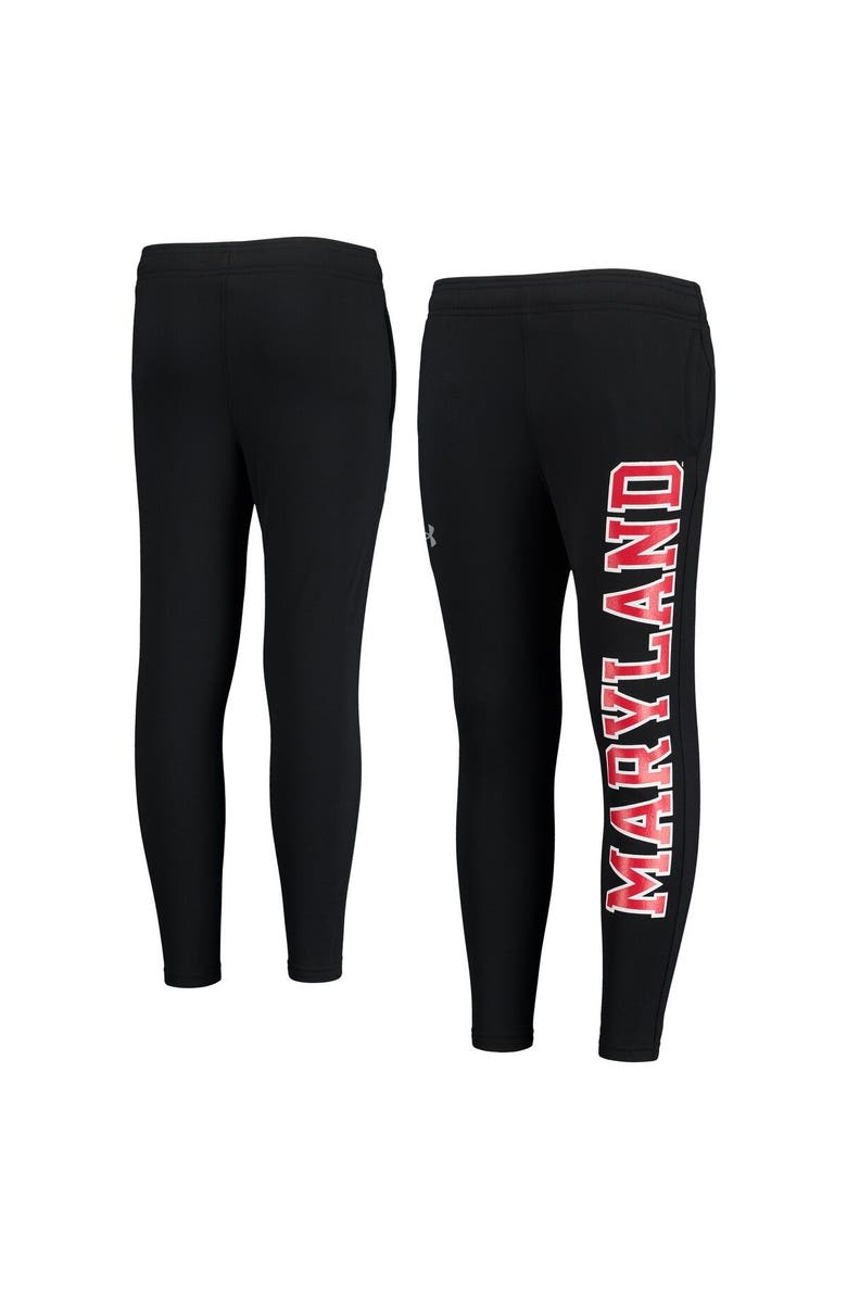 Under Armour Youth Under Armour Black Maryland Terrapins Brawler Pants, Main, color, 