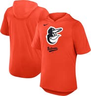 Nike Men's Nike Orange Baltimore Orioles Tri-Blend Hoodie T-Shirt