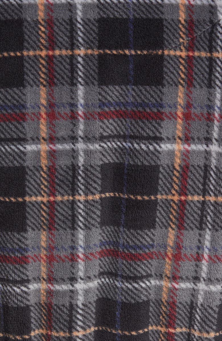 Majestic International Tidings Traditional Plaid Plush Robe, Alternate, color, 