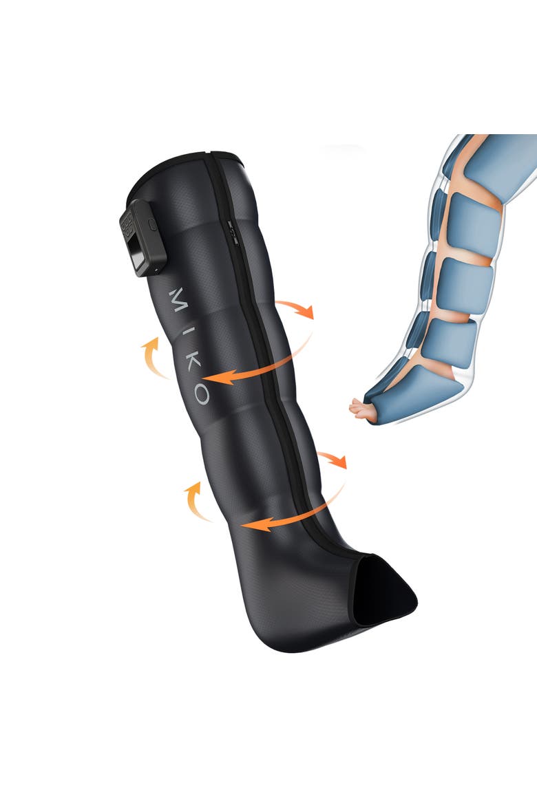 Aero Compression Massager with Airbag Technology, Alternate, color, Black