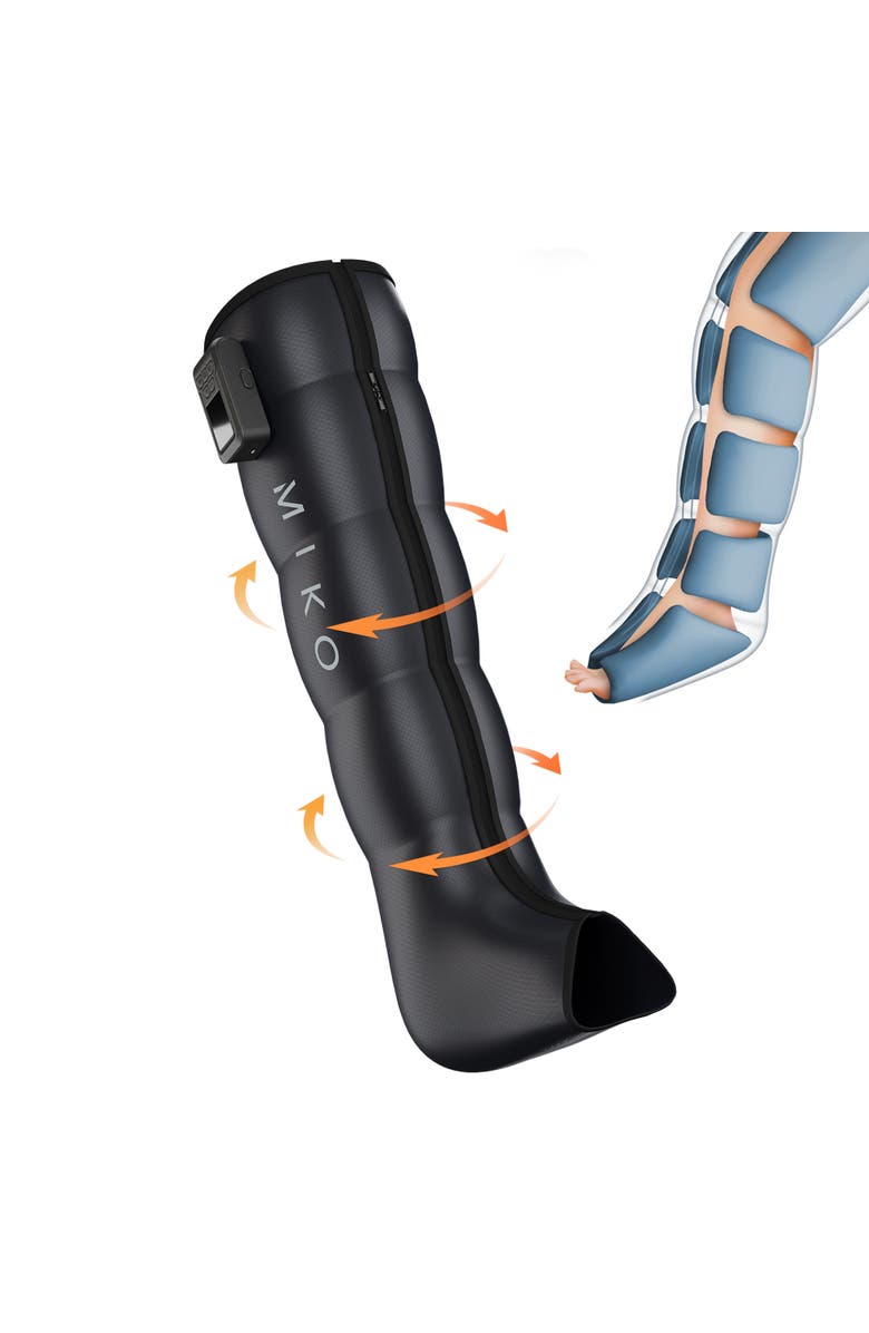 MIKO Compression Massager with Advanced Airbag Technology, 2-Pack Aero, Alternate, color, Black