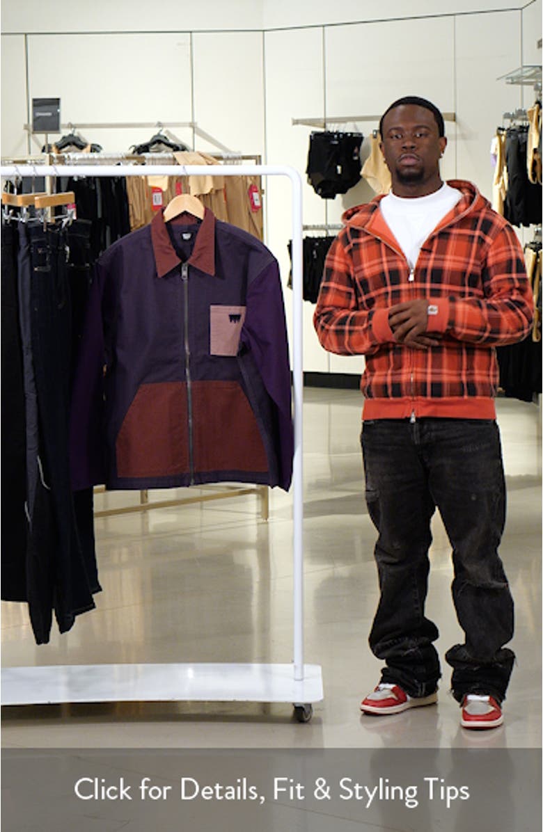 Skate Colorblock Garage Twill Jacket, sales video thumbnail