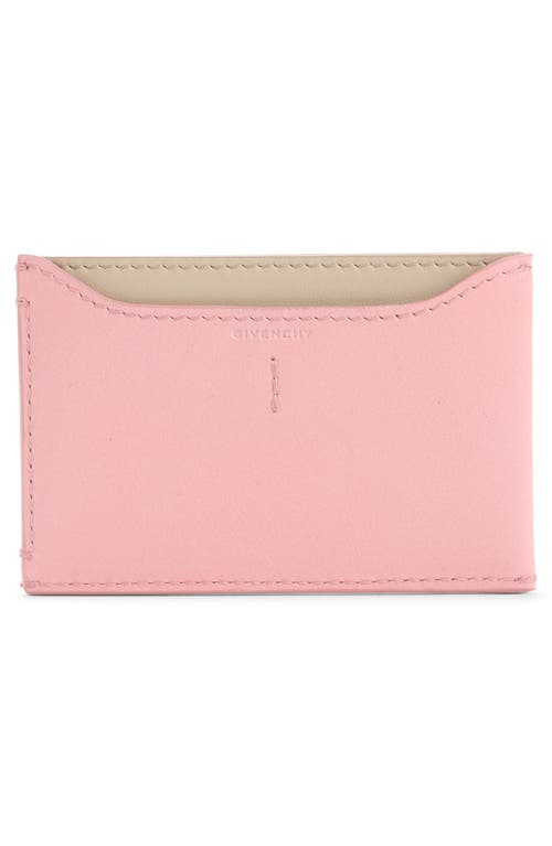 Givenchy Day Colorblock Card Case In Pink
