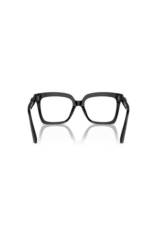 Michael Kors 53mm Square Optical Glasses In Black