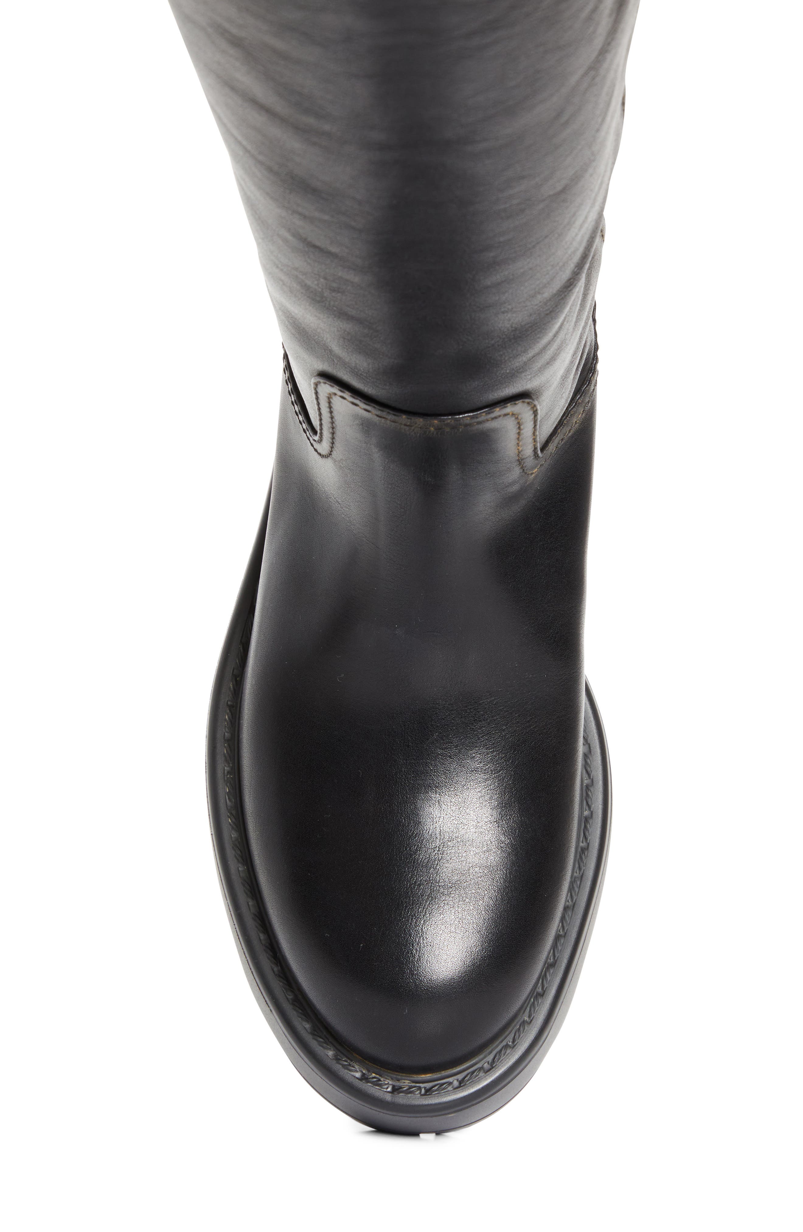 Miu Miu Knee High Boot, Alternate, color, Nero