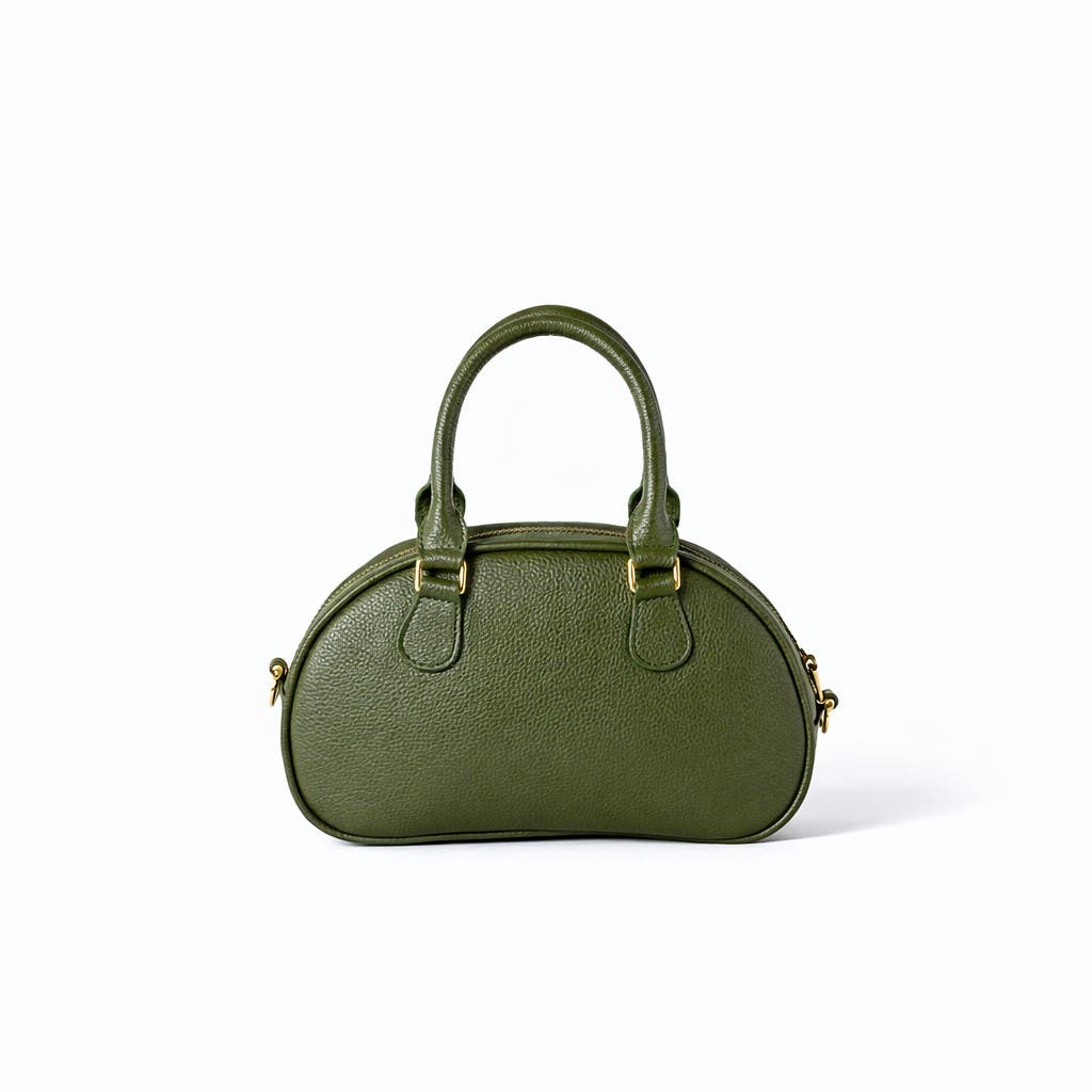 ROSZUAR Ameline Sculptural Handbag, Alternate, color, Olive