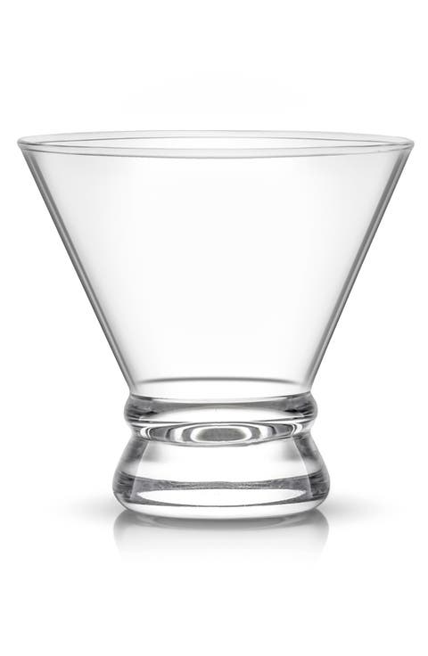 Afina Set of 8 Stemless Martini Glasses