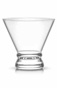 JoyJolt Afina Set of 8 Stemless Martini Glasses