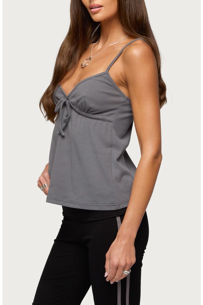 Emmylou Babydoll Camisole, Alternate, color, GRAY