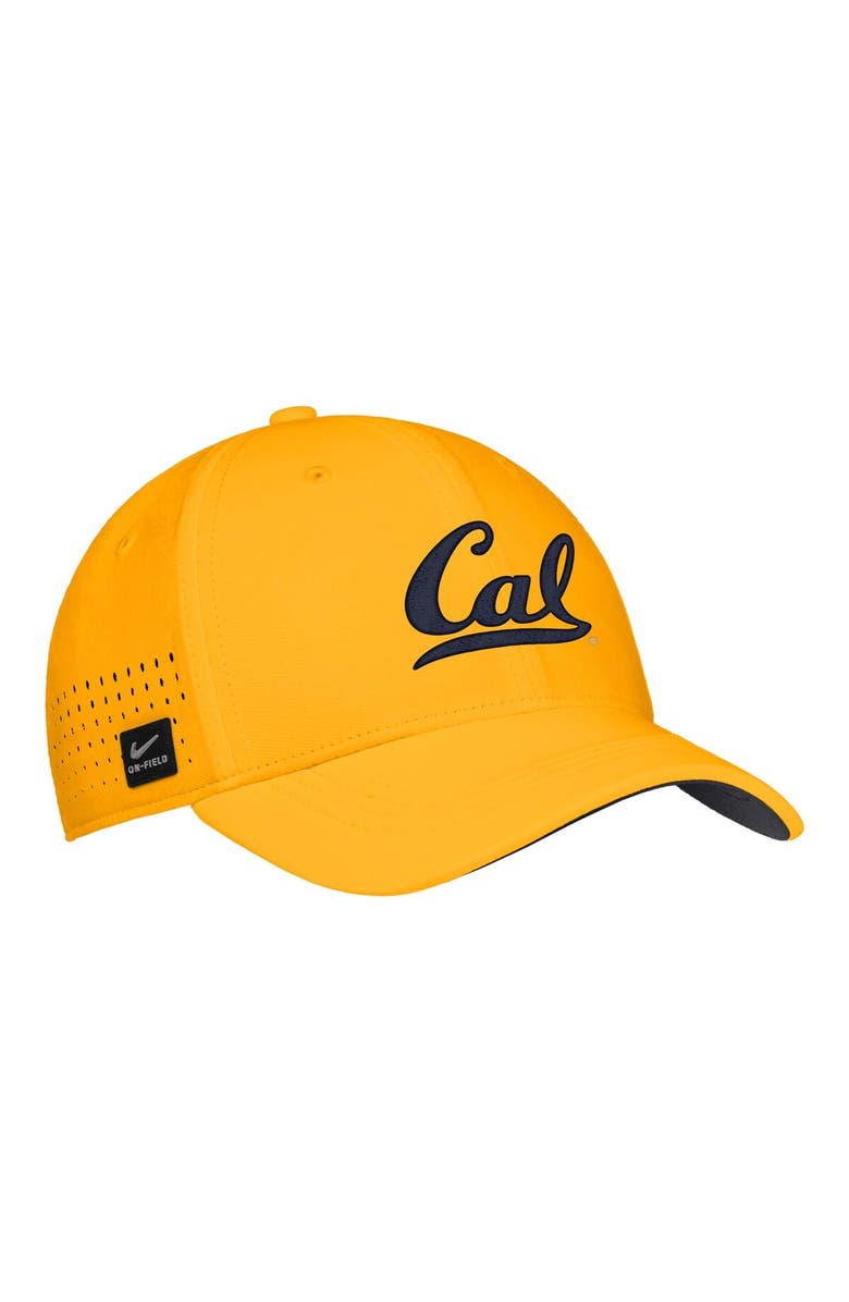 Nike Men's Nike Gold Cal Bears 2025 On-Field Performance Flex Hat, Main, color,