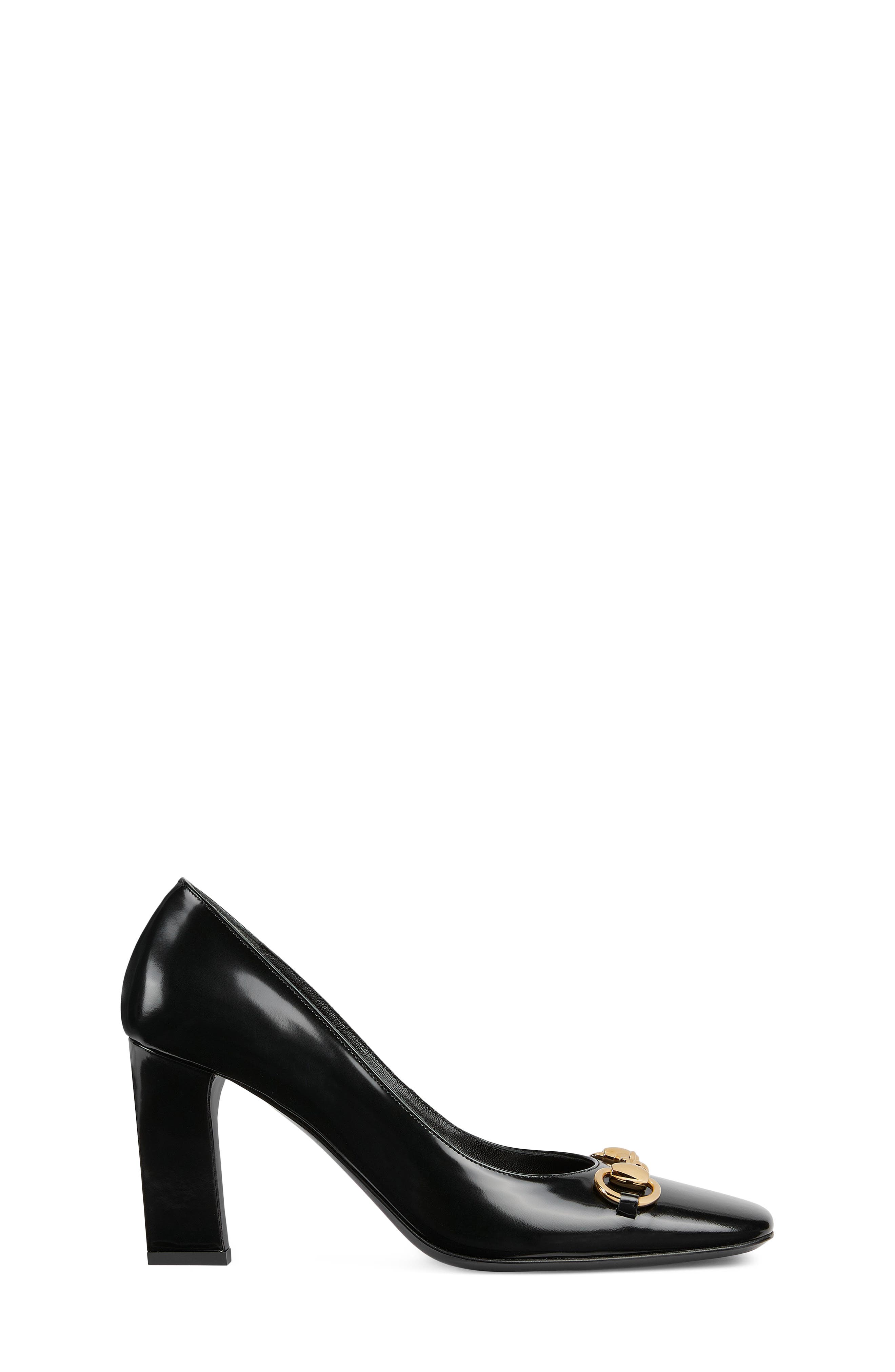 Gucci Signora Horsebit Pump, Alternate, color, Nero