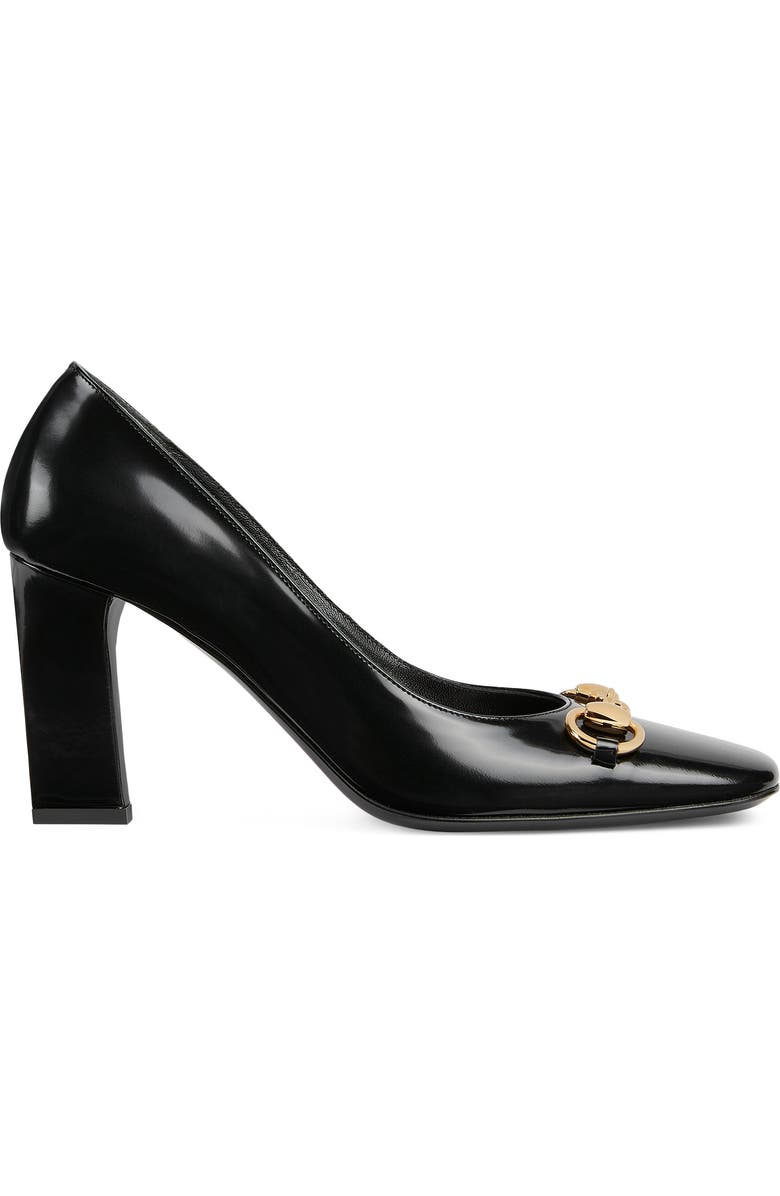 Gucci Signora Horsebit Pump, Alternate, color, Nero