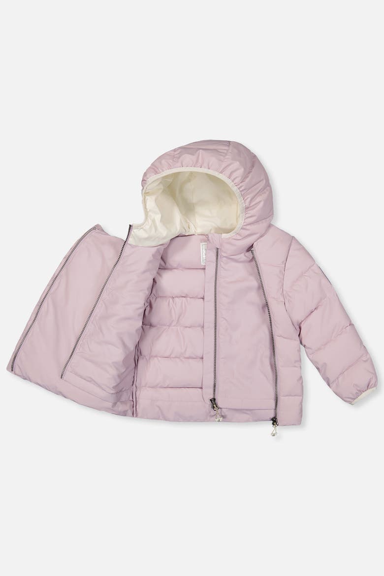 Adapted PrimaLoft Hooded Winter Jacket, Alternate, color, Lavender