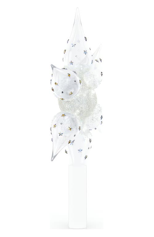 Swarovski Holiday Magic Classics Tree Topper In Clear