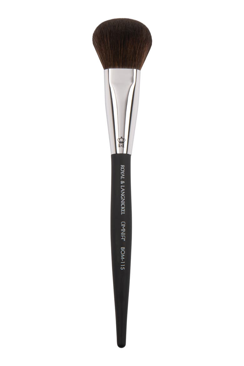 Pro Dome Powder Makeup Brush, Main, color, Black