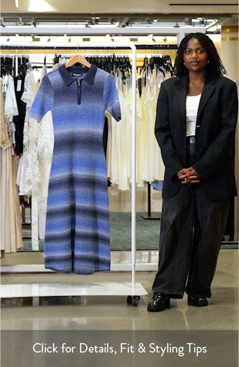 Ora Rib Midi Sweater Dress, sales video thumbnail