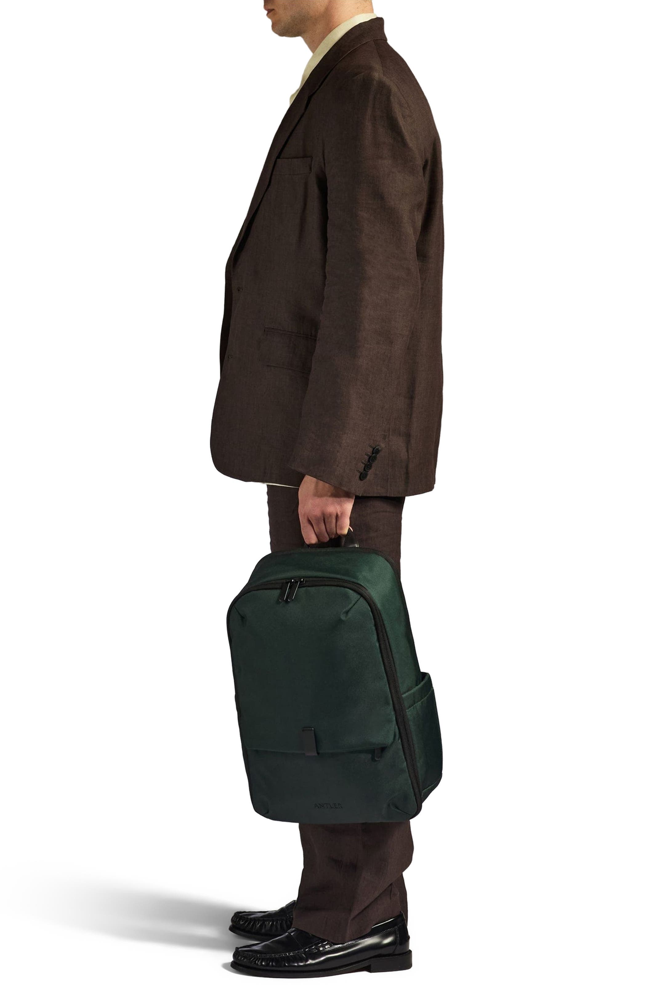 Backpack - City Light, Alternate, color, Dark Forest Green