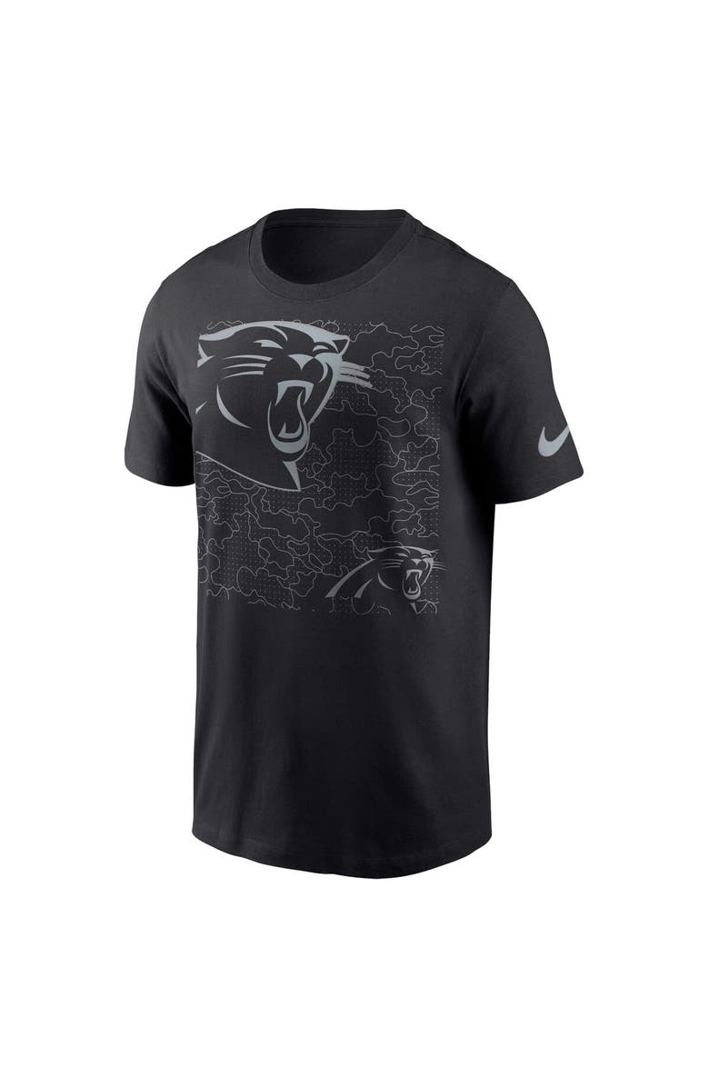 Nike Men's Nike Black Carolina Panthers RFLCTV T-Shirt, Alternate, color, 