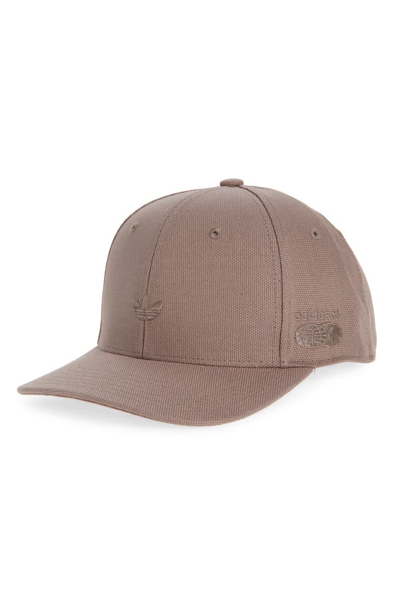 adidas Modern Canvas Baseball Cap, Main, color, Trace Brown/ Trace Brown