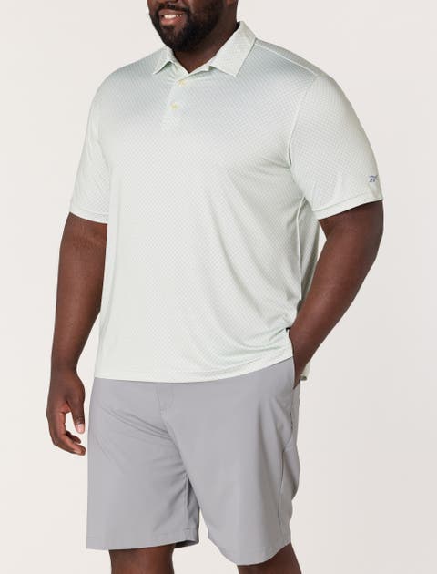 Big & Tall Geometric Dot Performance Polo Shirt