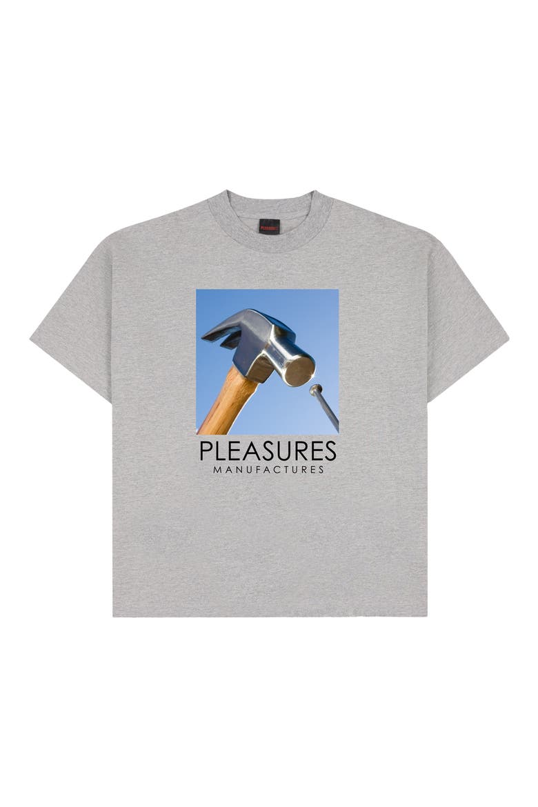 Hammer Graphic T-Shirt, Alternate, color, HEATHER