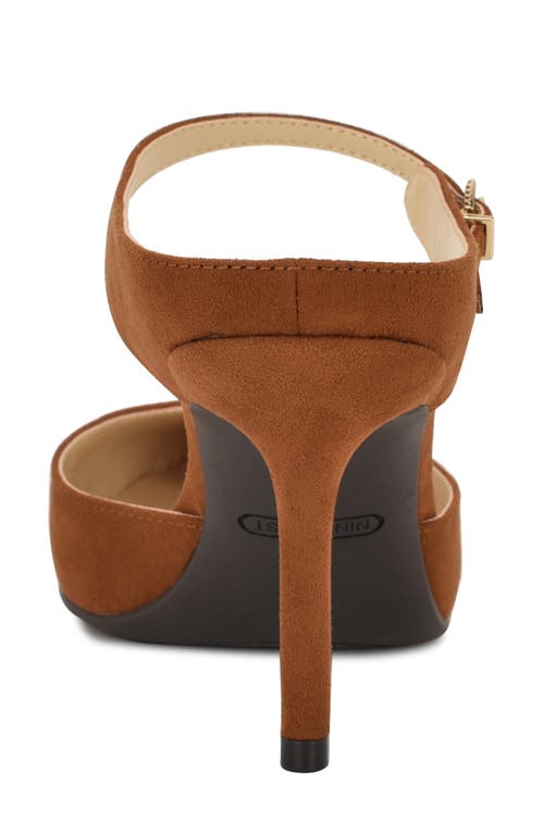 Nine West Dakka Pointed Toe Pump In Brown