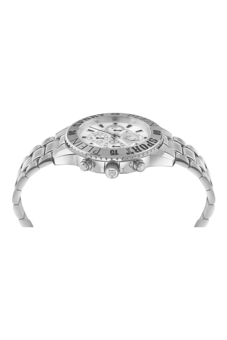 Glam Chronograph Watch, Alternate, color, STAINLESS STEEL