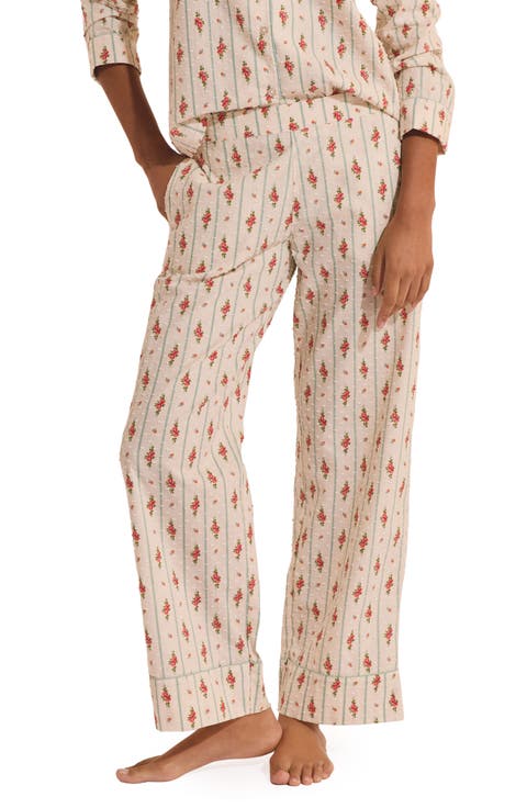 Orea Swiss Dot Cotton Pajama Pants