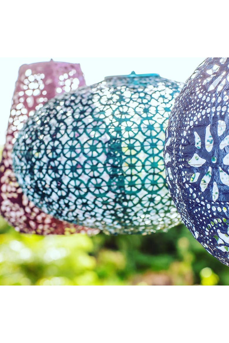 Soji Stella Multi-Shape Solar Lantern 5-pack, Alternate, color, Multi Color