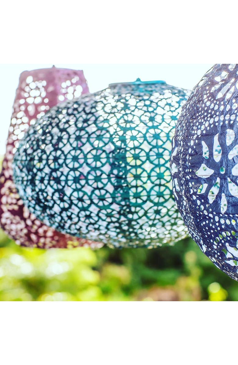 Allsop Home & Garden Soji Stella Multi-Shape Solar Lantern 5-pack, Alternate, color, Multi Color